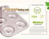 Yangchen Non-Stick 6-Cavity Round Donut and Bread Mold