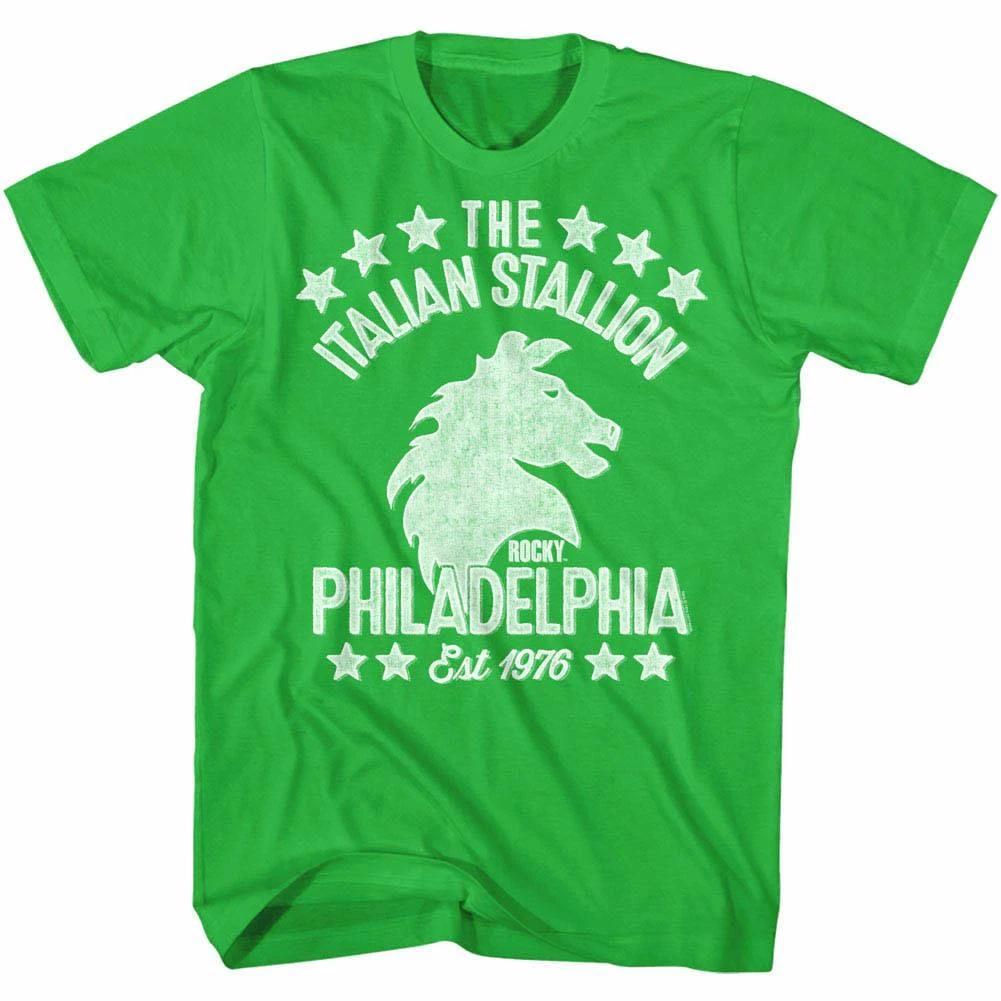 Rocky Italian Stallion Philadelphia Men s Green T Shirt 3XL