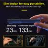 New Portable Flashlight Ultra-thin Rechargeable LED Flashlight Portable Work Light, Cold Resistant, Camping, Patrol, Battery Display