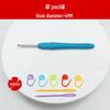 Crochet Hook Set with Soft Handle & Stainless Steel Needles for DIY Handmade Knitting