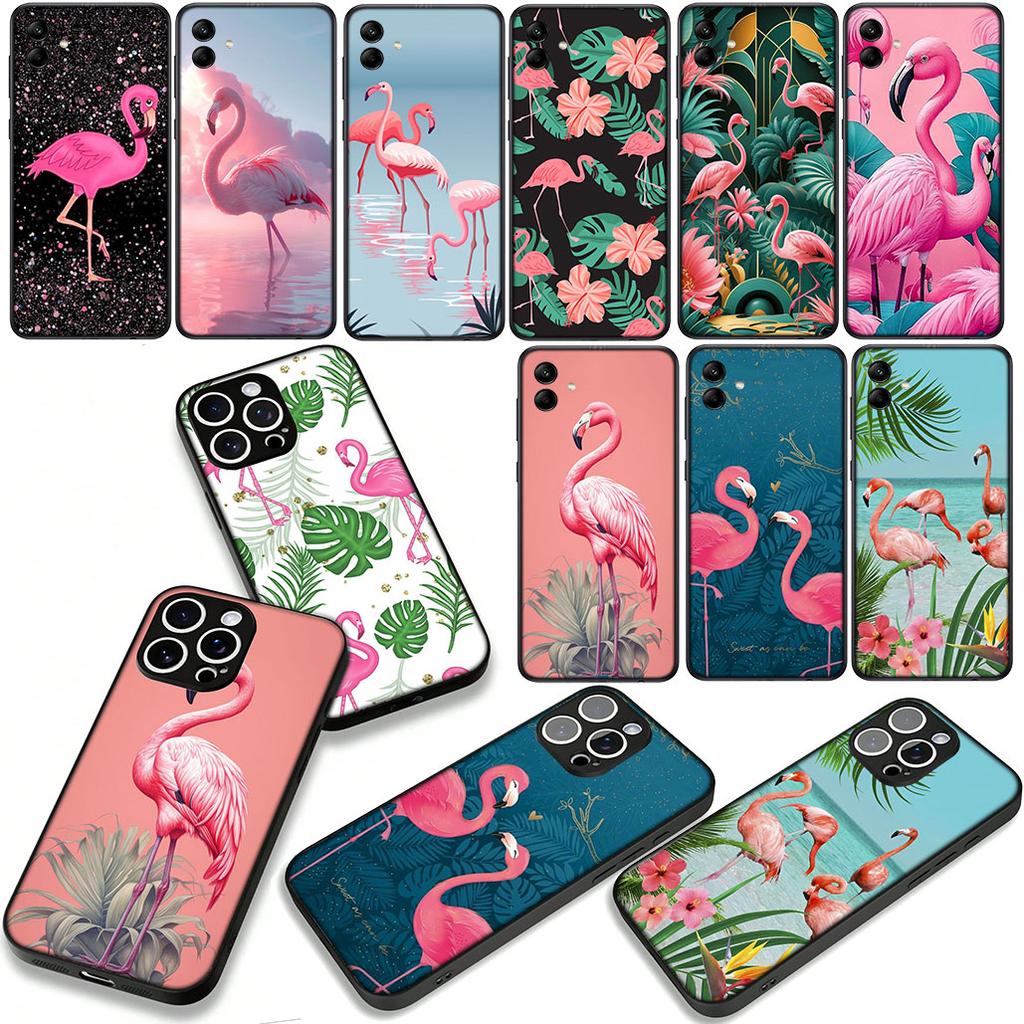 Flamingo Tier Handyhülle für Motorola Moto G54 G05 G24 G67 G55 G75 G9 G85 G15 G57 G86 Power Edge 50 30 Ultra Fusion neo Pro