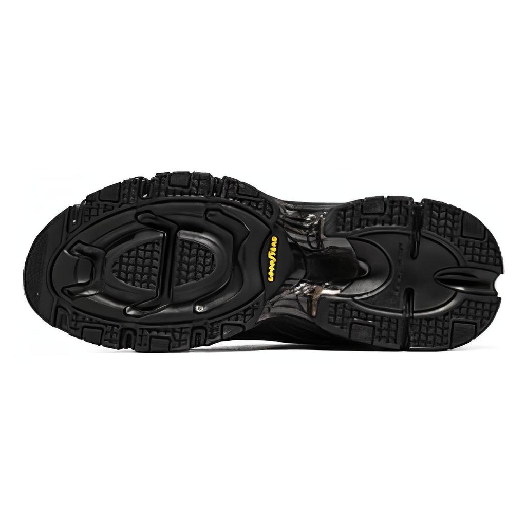 Skechers Vigor Tessuto Pelle Sintetica Assorbimento degli Urti Antiscivolo Resistente Supporto Scarpe da Ginnastica da Uomo a Taglio Basso Dad Shoes Uomo 894163-BBK