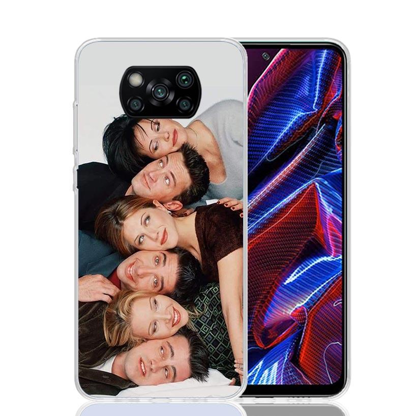Friends Tv Show Funny Family Case Phone Cover for Xiaomi Redmi Note 10 9 9S 8 8T 7 5 Pro Mi 12T 11T 10T 9T 12 11 Lite A3 A2 Tren