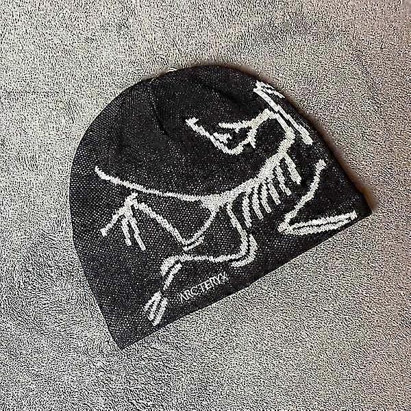 Czapka zimowa Arc'teryx Bird Head Toque Czarna Wełna Merino Dzianinowa Czapka Zimowa Unisex Czarny stya