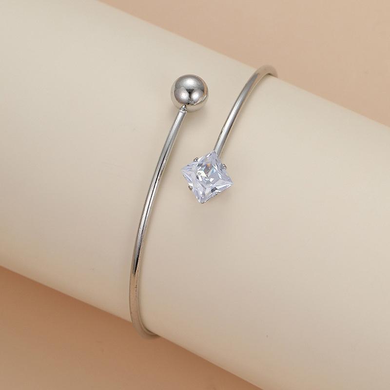 Korean Style Elegant Temperament Bracelet For Women Girls  Exquisite Zircon Pearl Bangles Trendy Jewelry Party Gifts