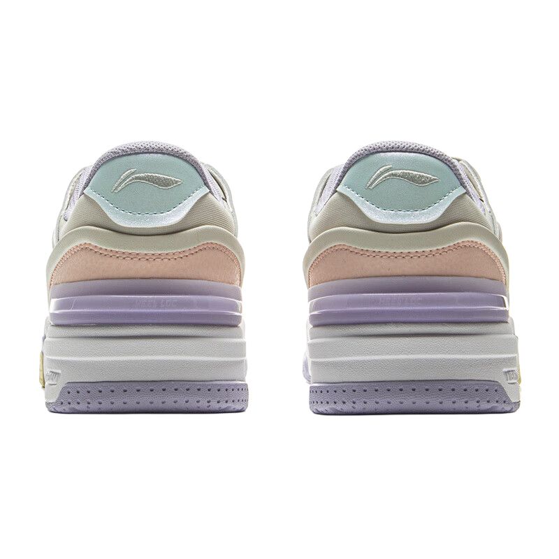 Li Ning Kinder Skate 80er Sport Lifestyle Serie Bequeme Rutschfeste Abriebfeste Low-Top Freizeitschuhe Kinder Freizeitschuhe YKCV036-12