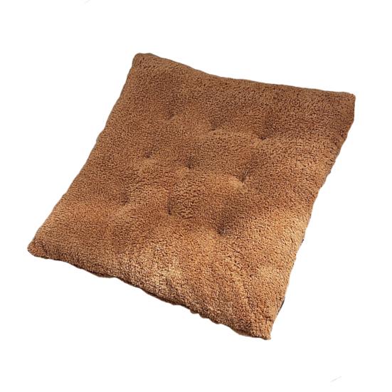 

Подушка для сиденья Утолщенный дизайн Плюшевая ткань Нескользящая основа Подушка для стула Дом Автомобиль Обеденный стул Удобная поддержка 40x40cm