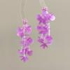 Rice bead flower sequined fringed earrings small fresh and sweet girl stud earrings Mori atmosphere earrings