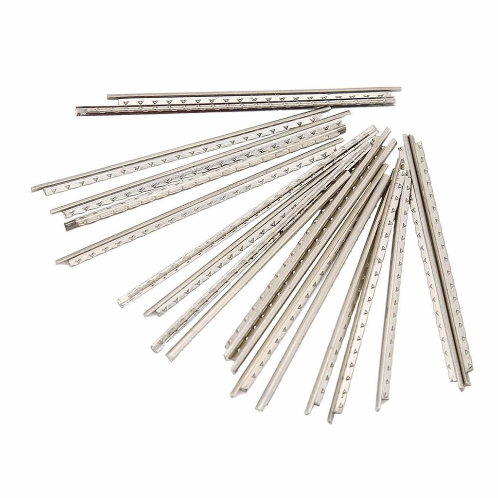 2 Set White Copper Guitar Fret Wires for 19 Frets Classical Guitar Replacement Parts Cupronickel 2.0mm