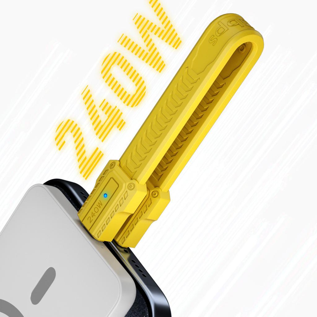 USB4.0 Type C Cable PD240W Charging 80Gbps Transmission Speed TPE Flexible Anti Twist Design