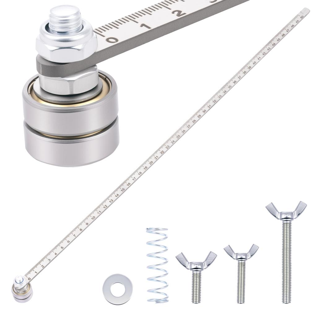 Adjustable Circular Saw Guide Rail Electric Positioning Caliper Stainless Steel Multi-Bearing For Accurate Wood Board Cuts