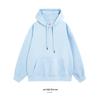 Unisex Drop Shoulder Solid Color Hoodie Pullover - Spring & Autumn Long Sleeve Sweatshirt