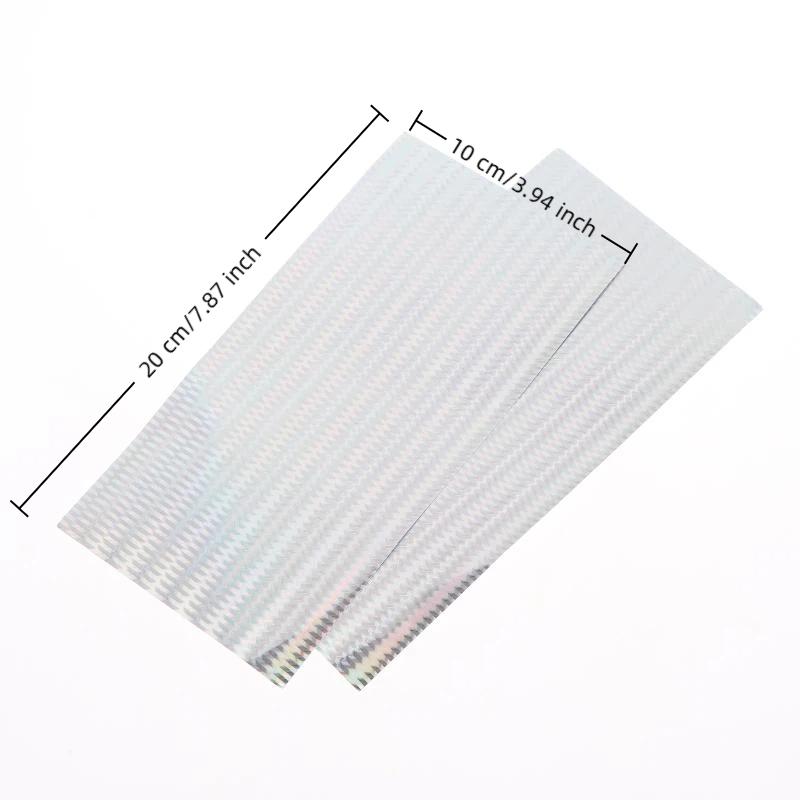 2Pcs Colorful Hot Stamping Foil For Fishing Lure Jigs Baits DIY Fishing Lure Fish Scale DIY Fishing Stickers