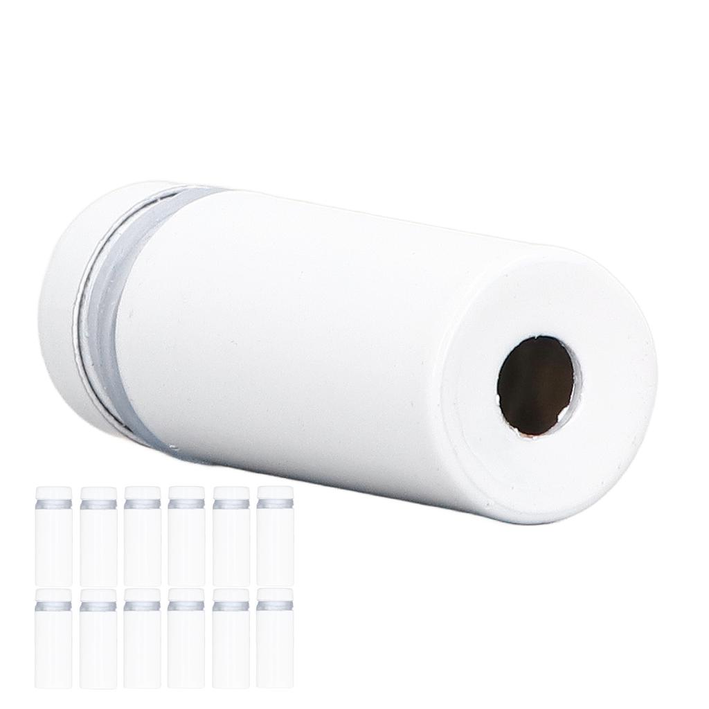 12Pcs Standoff Screws Stainless Steel Wall Sign Advertising Hardware Nail for Acrylic 12x30mm