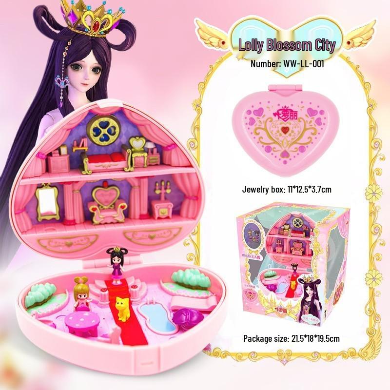 

Игрушка Ye Luoli Цветочный Замок Светящийся Игровой Домик: Мечтательная Башня Парящих Облаков.