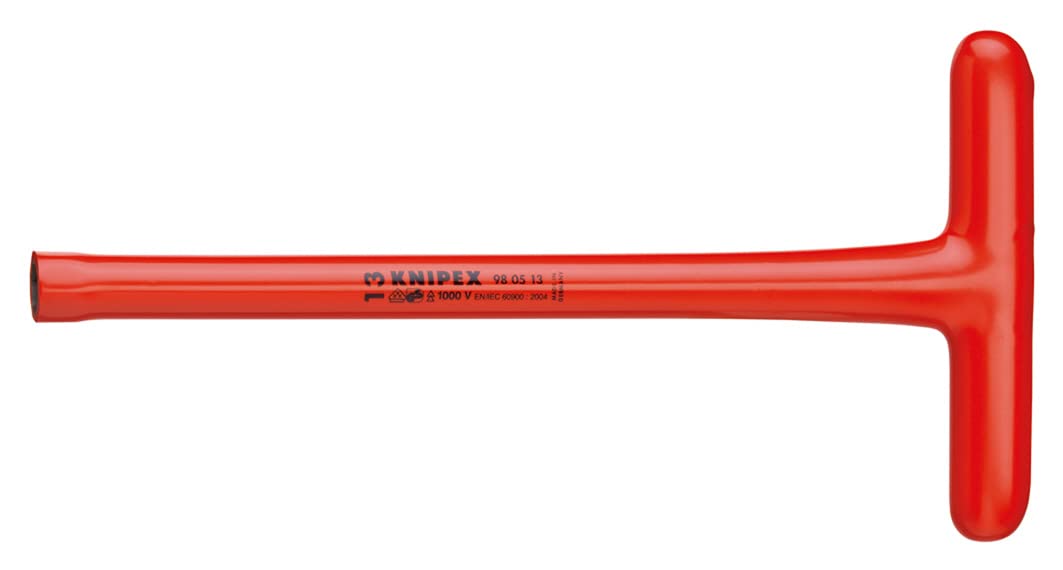 

KNIPEX 9805-13 Insulated T-Socket Wrench, 1000V