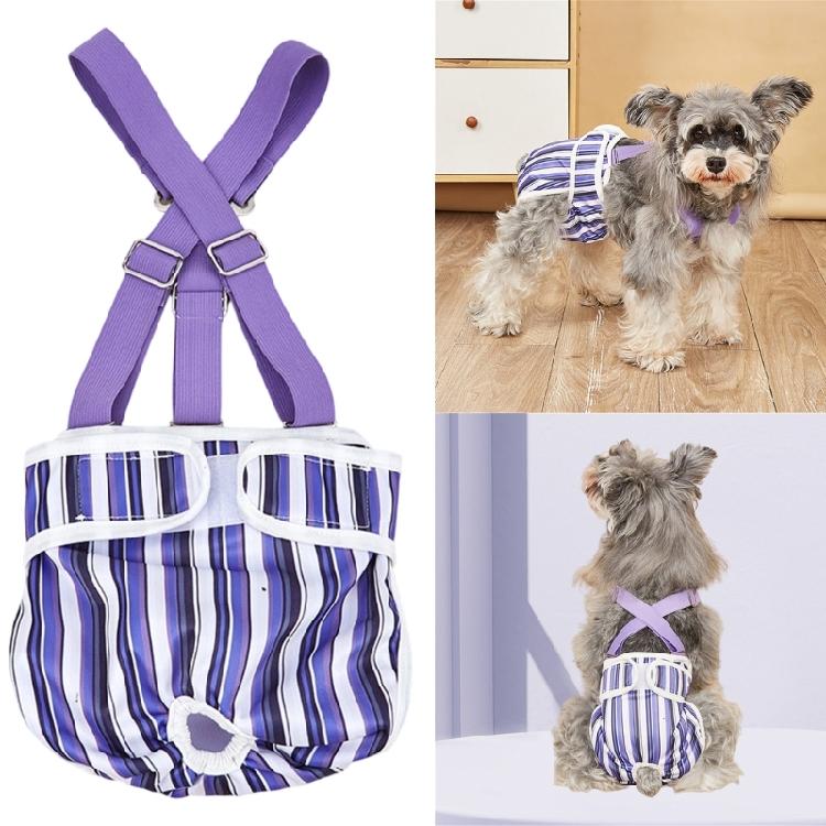 Pannolini per Cani Femmina con Bretelle Lavabili Riutilizzabili per Cani Femmina Piccoli e Medi nel Periodo del Calore Incontinenza