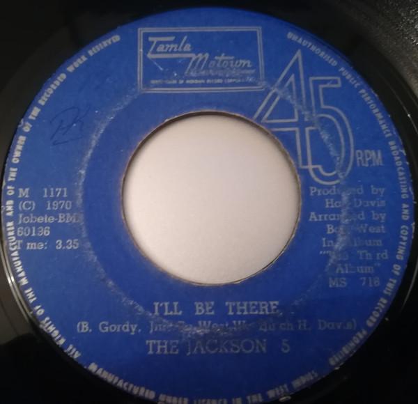 

7inch Record JACKSON 5 - I ll Be There M1171 Tamla Motown 1970 Jamaica Soul/Funk Used