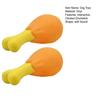 2Pcs Chicken Drumstick Dog Toys Bite-Resistant Chew Toy for Small Dogs and Puppies Interactive Sound-Producing Dog Toy Relieves Boredom and Separation