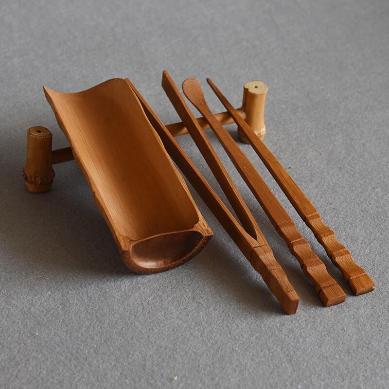 TLAKEHO Handmade Bamboo Tea Ceremony Six Gentlemen Set