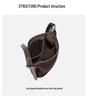 2025 High-End Retro Matte Leather Women's Shoulder Bag - Elegant Luxury Crossbody