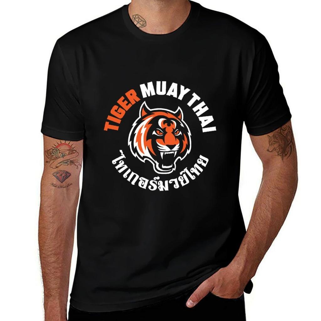 Tiger Muay Thai T-Shirt Plus Size Simple Casual Top