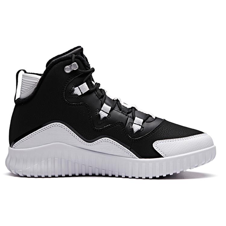 Anta Skateboard Shoes Women's High Top White/Black 12848907-3