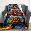 1PC Superheroes Comics Outdoor Blanket Lightweight Flannel, Soft & Warm, All-Season Use for Sofa, Outdoor, Camping, Living Room, Office88