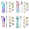 Tritan Sports Water Bottle With Flavor Rings And Leakproof Lid For Fitness Enthusiasts