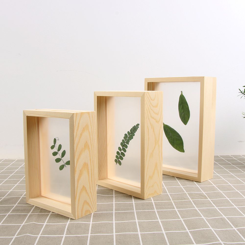 DIY Wedding Decor Fashion Vintage Picture Holder Plant specimen Photo Frame Wooden