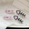 Fischgräten-Haarspangen Barrettes Rosa Haarnadeln Kopfschmuck Haarspangen für Damen Damen