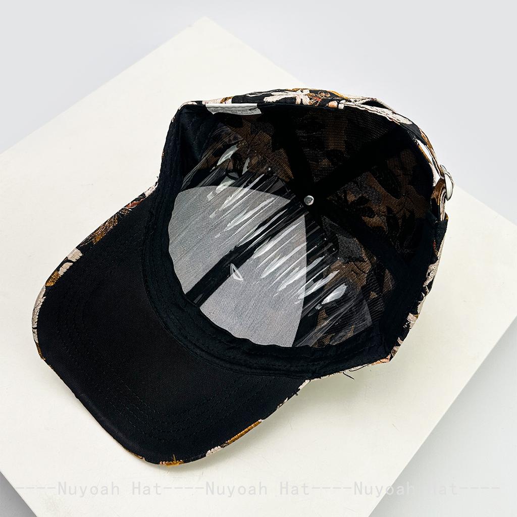 Chic Flower Vintage Baseball Caps Sun Protection Hardtop All-Match Personalized Peaked Hats Elegant Fashion Casual Outdoor Use Latest Women China