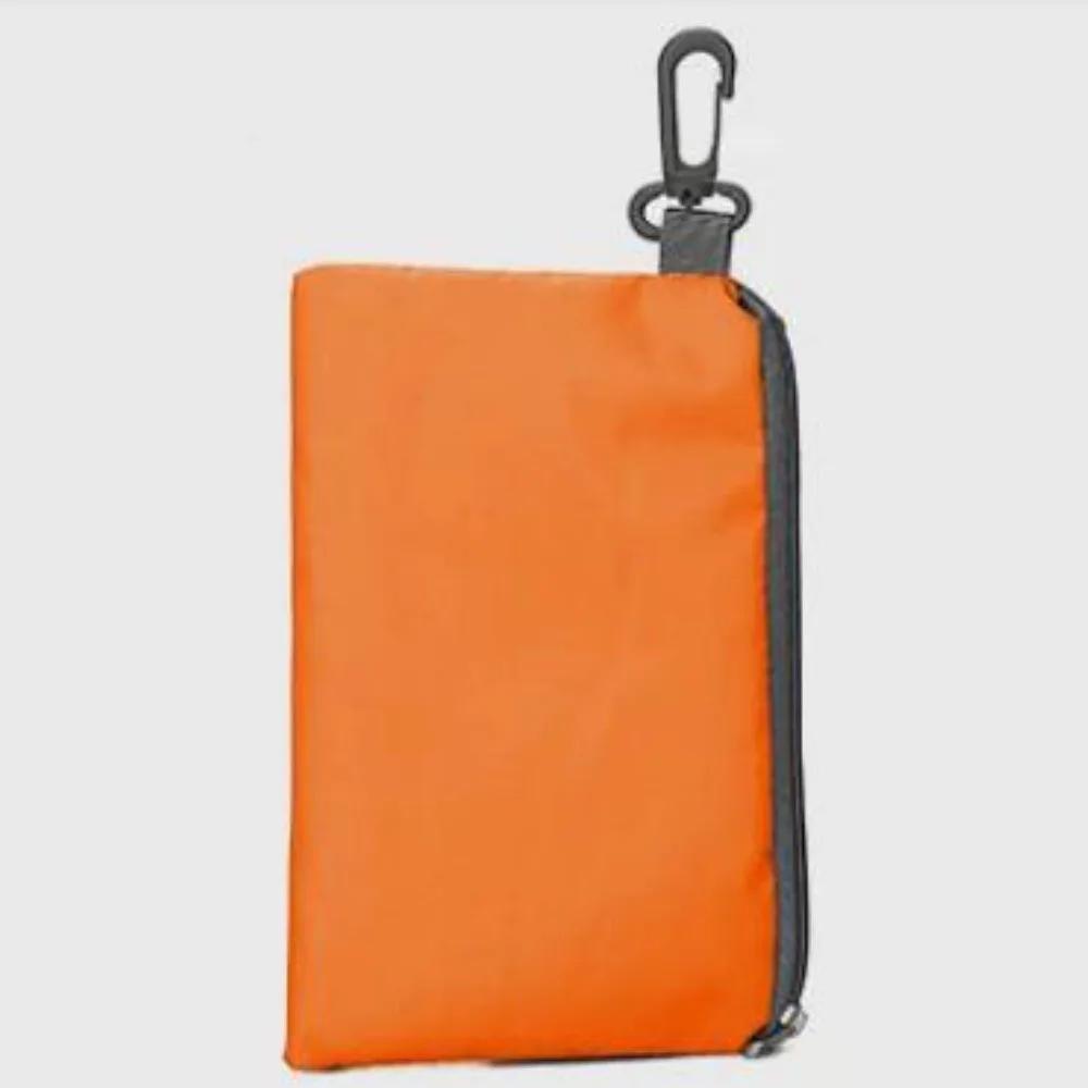 High Quality with Hook Zipper Outdoor Waterproof Bag Pure Color 12*18cm Camping Hiking Storage Bag 10 colors Pocket Pouch