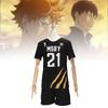 Character Haikyuu Anime Number Black Ball Suit Short Sleeve Shorts Cosplay