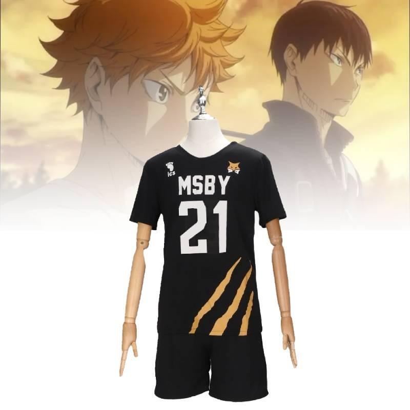 Character Haikyuu Anime Number Black Ball Suit Short Sleeve Shorts Cosplay
