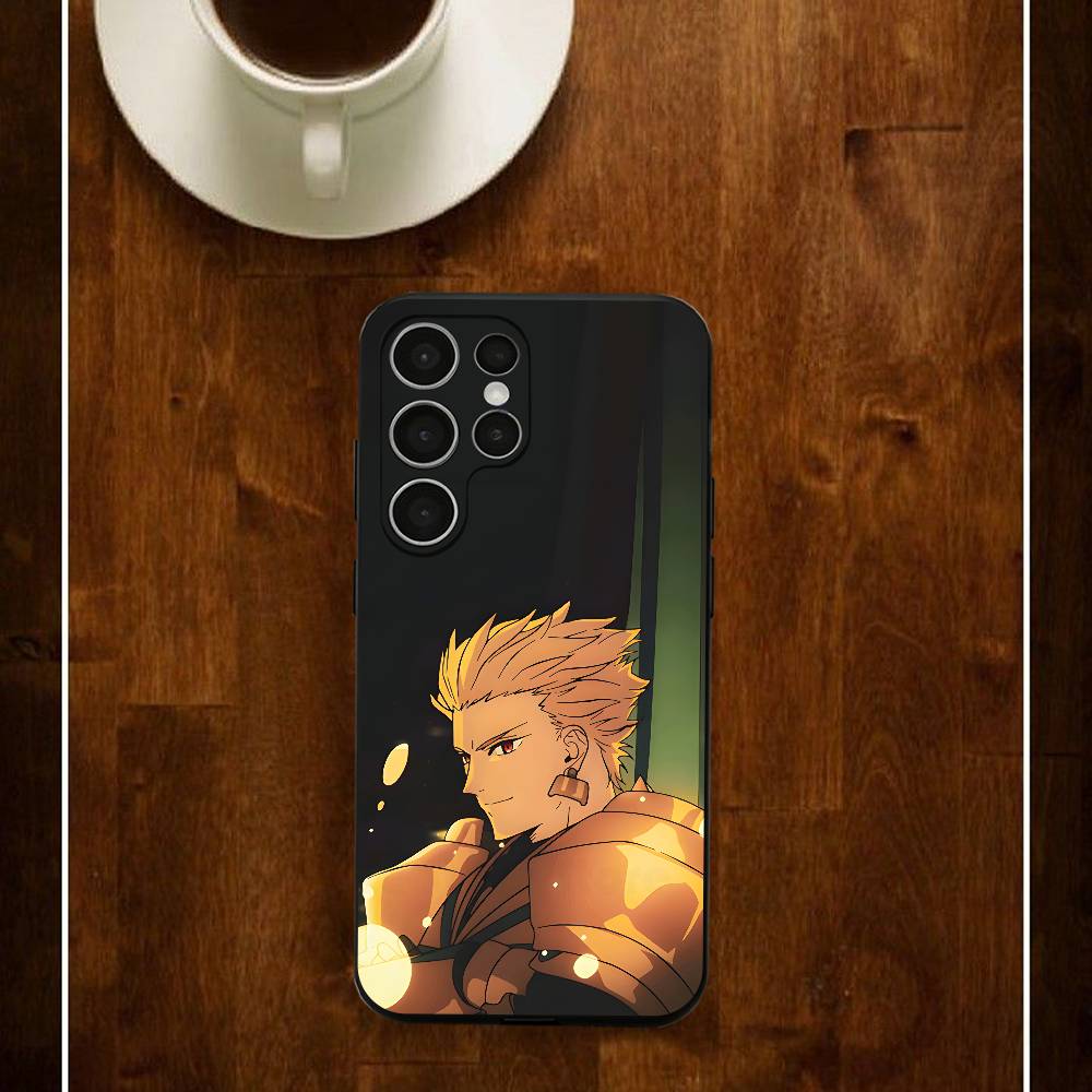 

Gilgamesh II Fate Silicone Case For Samsung S25 24 23 22 21 20 Plus Ultra 5G Lite Shockproof Cover Samsung S235G