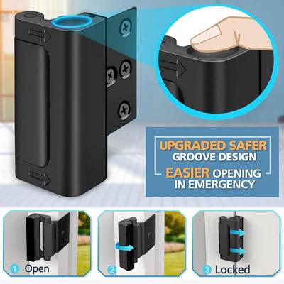 2 ks/Sada Dětské bezpečnostní zámky na dveře Ochrana dětí Bezpečnost domova Odolný západka dveří