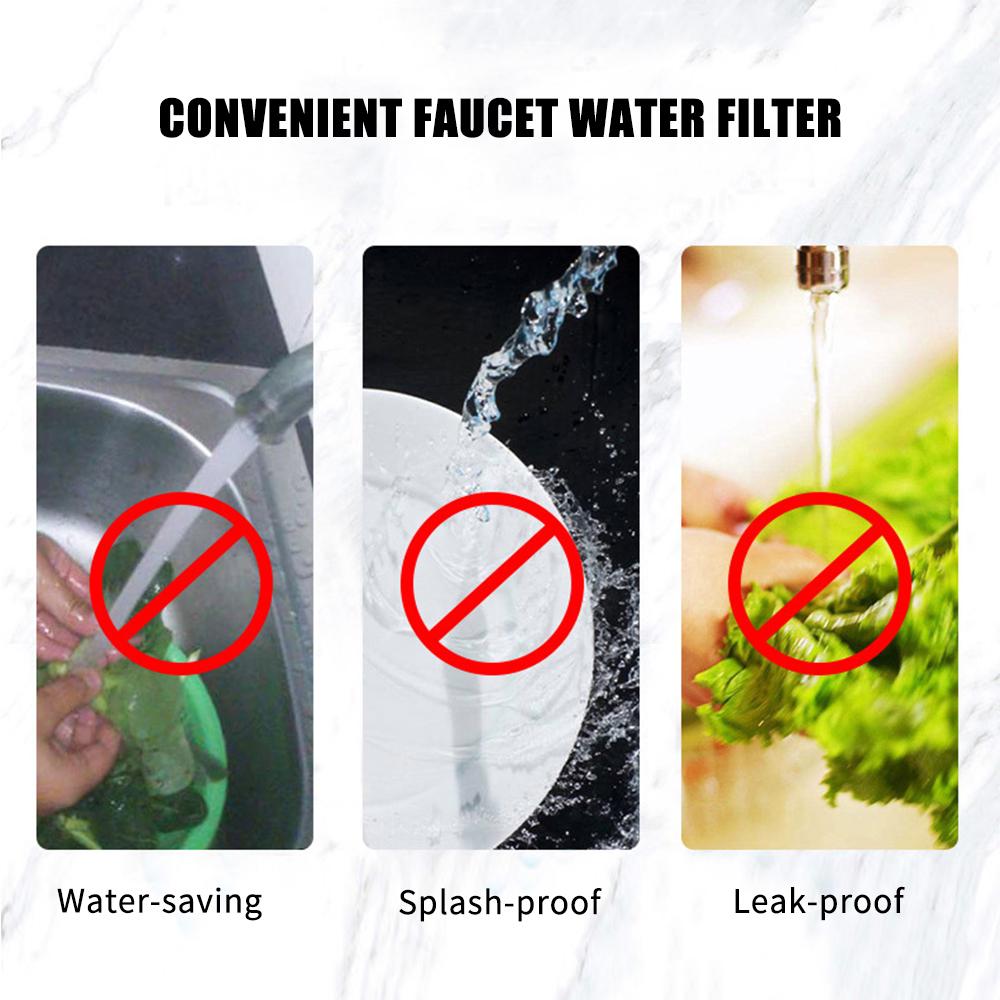 Filtr na vodu do kuchyňské baterie Čistič Kohoutek Filtrační Aktivní uhlí Odstraňuje Chlor Fluoridy Těžké kovy Změkčovač tvrdé vody