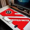 Sheffield Team Crest   Mouse Pad Office Desk Mat, Gaming Mouse Pad Mousepad, Keyboard pad,Heavy-Duty Non-Slip Rubber Backing, Gift