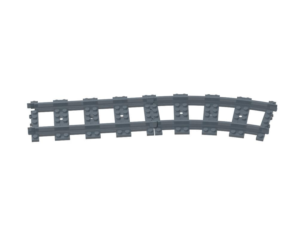 Non-Toxic 100G City City Train Rail Building Blocks Moc Straight Curved Tracks Compatible With 53400 53401 74746W Bricks Toys Gifts