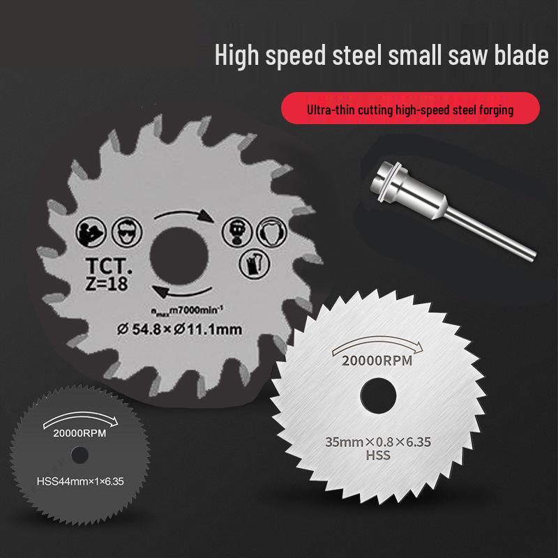 Mini HSS Electric Grinder Blade: High-Speed Steel Circular Cutting Disc for Woodworking