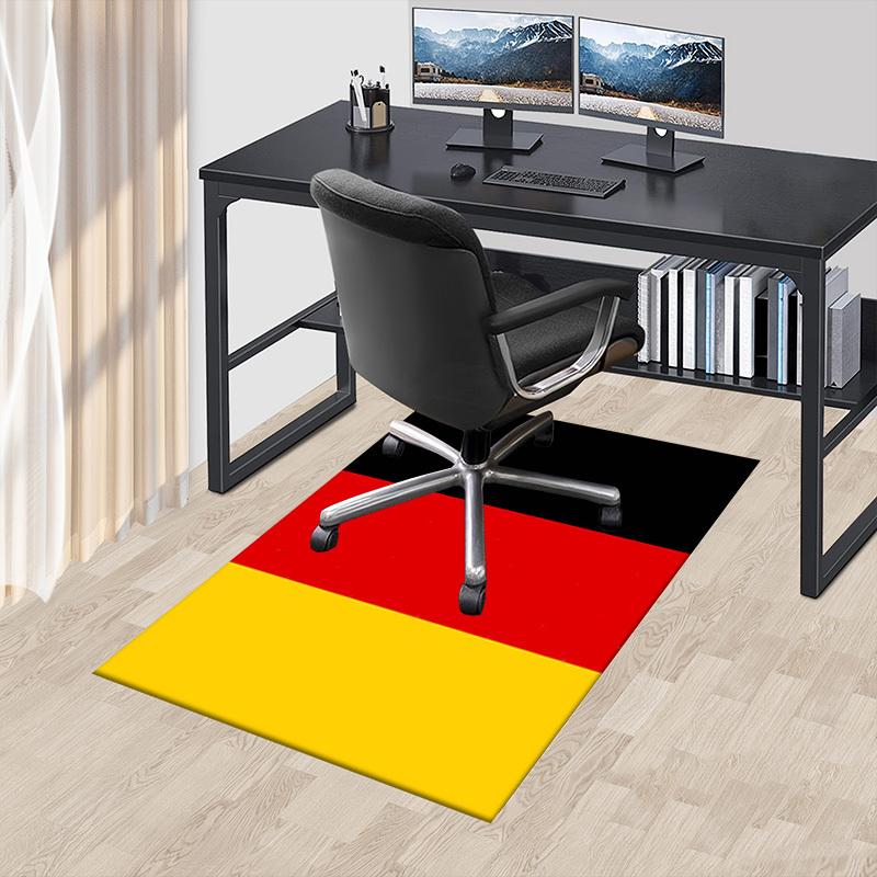 1PC red yellow Extra Large Non Slip Floor carpet, Office, family, Studio Large Area Rug Indoor Rugs, Bold Statement Piece
