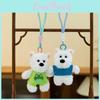 West Highland White Terrier Keychain Toy Cartoon Keyring Gift Decoration Animal