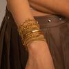 Yori 2025 Stainless Steel Geometry Golden Bracelet 18 K PVD Plated Trendy Daily High Quality Jewelry Bijoux Women