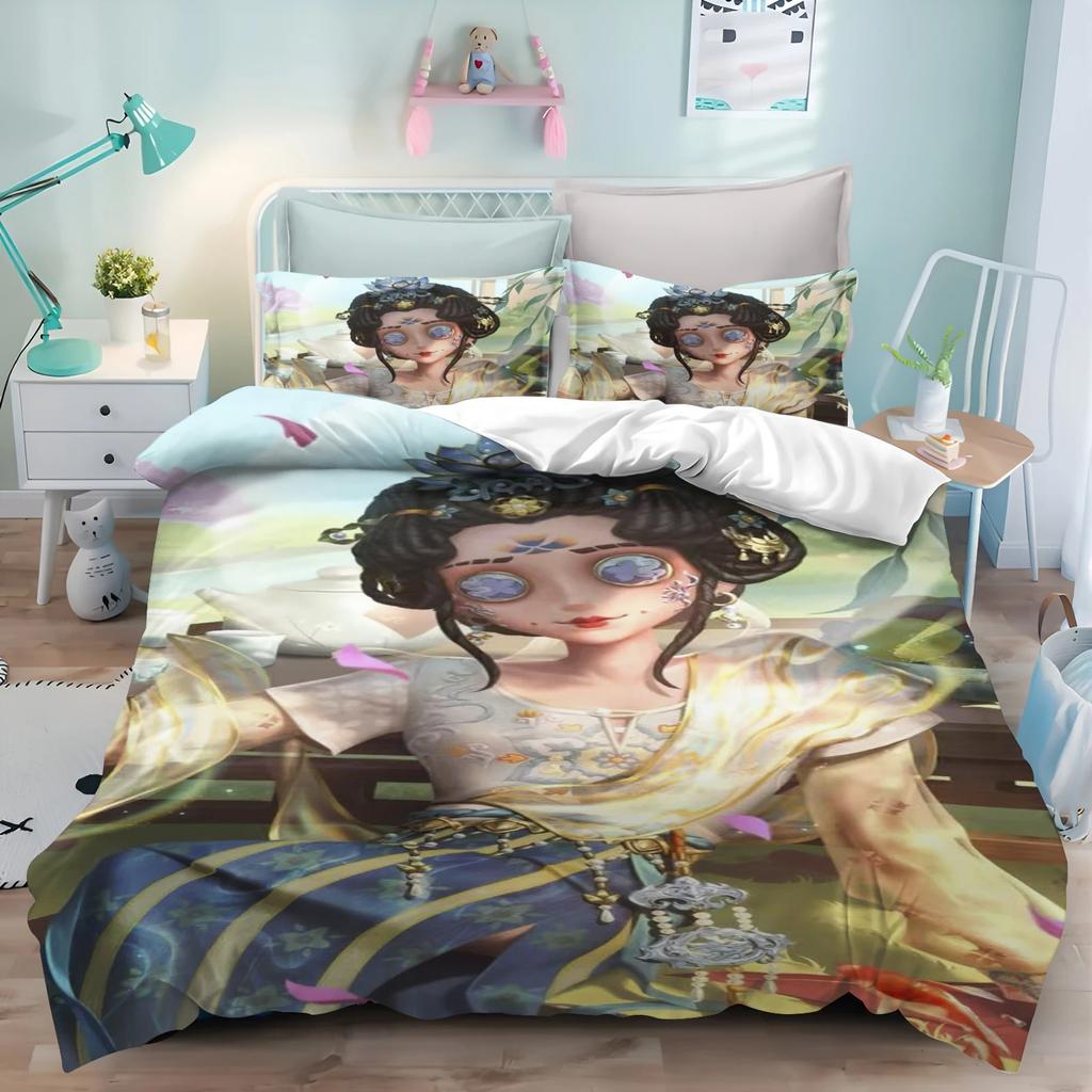 Modern Print Fifth Personality Duvet Cover Set - Children's Bedroom Comforter Bedding 3 Piece Mattress Sets for Home