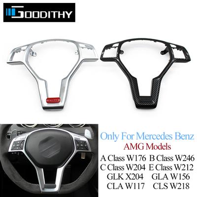 Vnější rám krytu obložení volantu pro Mercedes Benz AMG ABCE GLK Třída W176 W246 W204 C204 X204 W212 W218