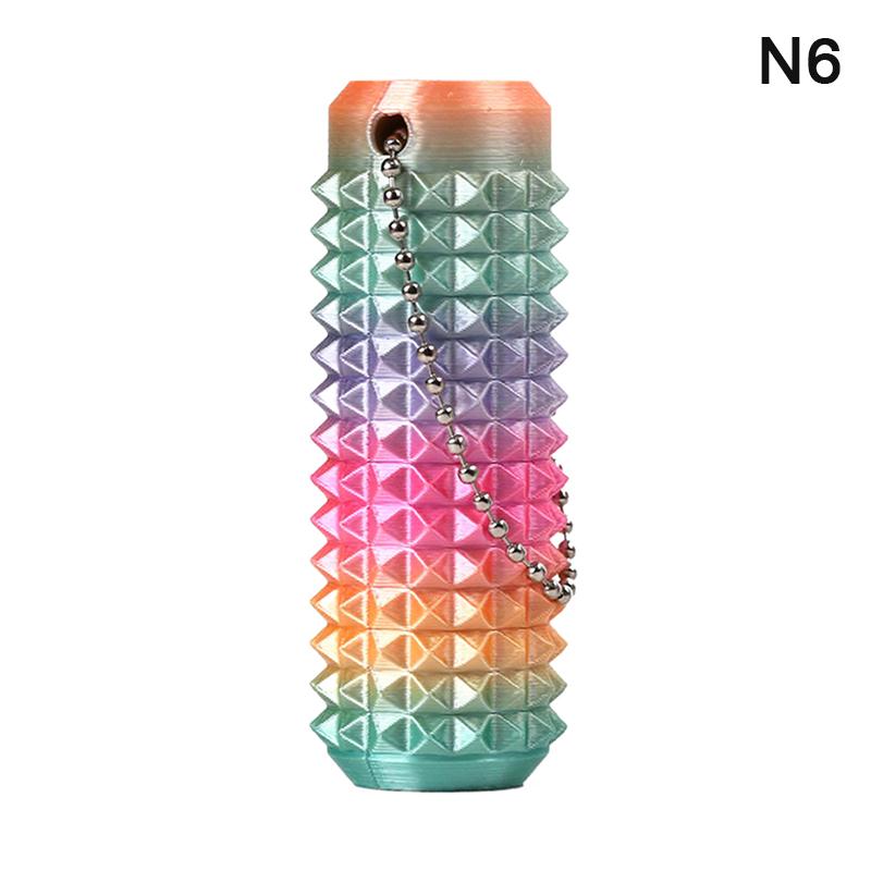 

Tactile Sensory Keychain | Bpa-Free Fidget Anxiety Relief Toy With Spiky Grip, Portable Office Desk Stress Relief Tool 6