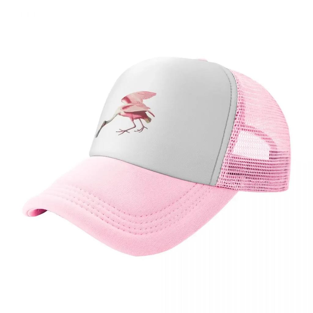 Audubons Roseate Spoonbill Baseball Cap Funny Hats Sunhat Snap Back Hat Luxury Woman Mens