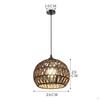 Pendant Light,Woven Lamp Shade,Ceiling Light Shade,Handmade Lampshade,Rope Shade