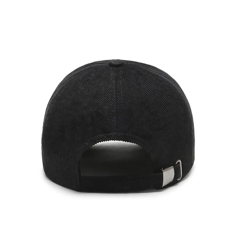 Snapback Adjustable Brim Small Cap Top Soft Corduroy Plain Color Solid Casual Baseball Short Men'S Hats For Women Bone Gorras Dad Hat